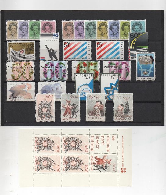 COLECCION SELLOS HOLANDA 1982